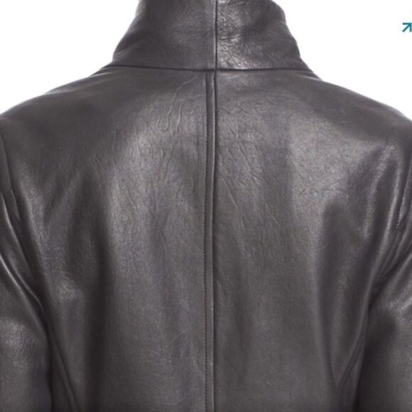 Vince | Textured Moto Leather Jacket - Picture 9 of 16